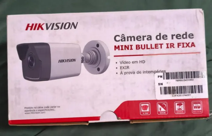 Câmera de Segurança Hikvision DS-2CD1001-I com resolução de 2.8mm