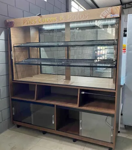 Armário para Pães, Cuca e Bolos Chimafrio pronta entrega MDF