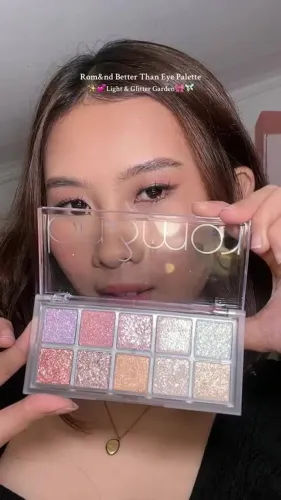 Paleta de sombras coreana Rom&Nd Romand Light and Glitter Garden Maquiagem importada