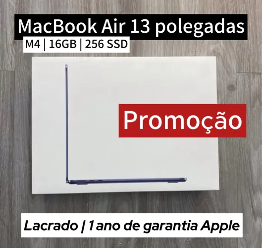 MacBook Air M4 lacrado e na Promoção