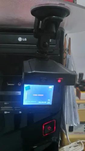 Camera interna veicular display filma dentro e fora veiculo ler anuncio