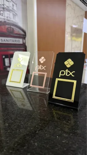Placa pix Acrilico 