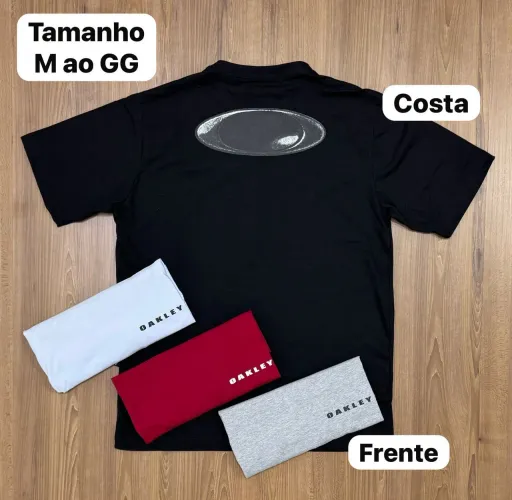 Camiseta Oakley Masculina Atacado - Tamanhos M ao GG - várias cores