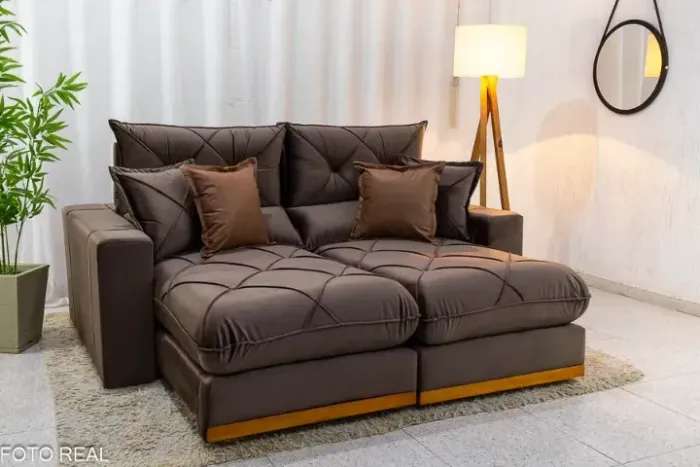 Sofá Retrátil e Reclinável Gran Bello 2,00 m - Produto Novo! Pronta Entrega!