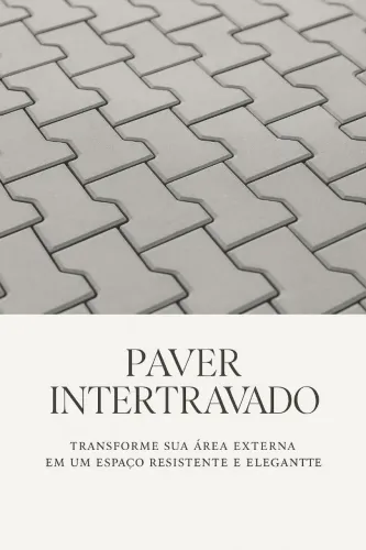 PISO INTERTRAVADO EM CONCRETO MACIÇO
