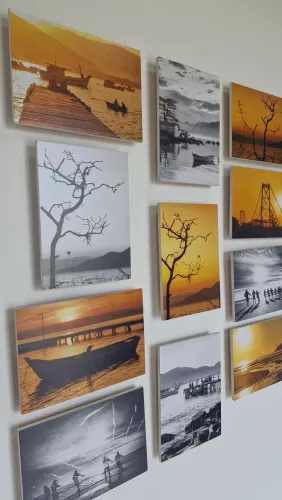 Conjunto de Quadros Decorativos - Paisagens