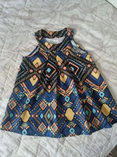 Vestido de tecido menina