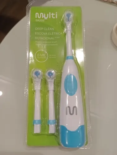 Escova dental elétrica nova 