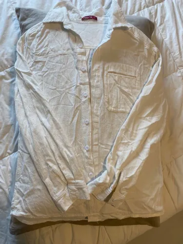 Camisa de linho infantil 11 anos