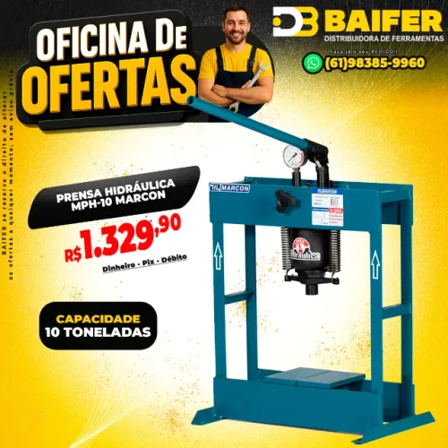 Prensa Hidráulica 10 Ton Mph-10 Marcon