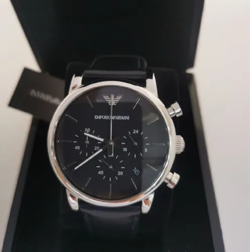Relógio Emporio Armani Cronógrafo - Elegância e Estilo | Prm A+++ | Envio Imediato