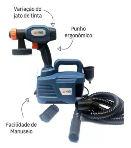 Pistola Pulverizadora Elétrica Hvlp 600w 127v Dexter