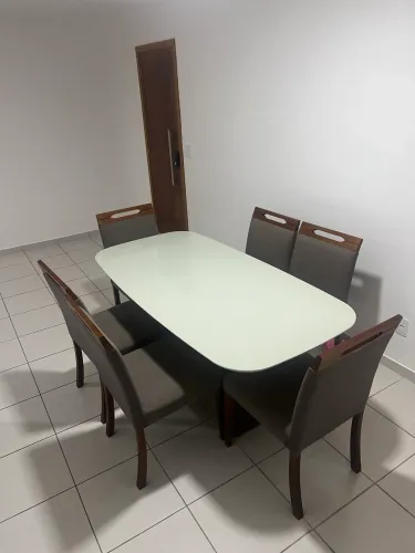 Mesa de jantar + 6 cadeiras Giovanni Sonda  