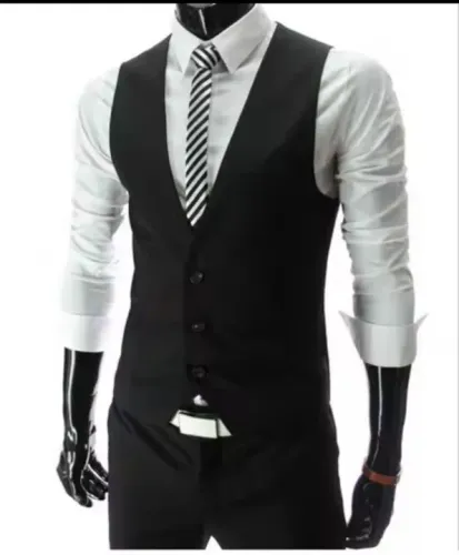 Colete Social Masculino Preto