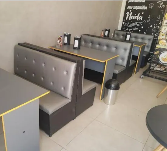 5 Sofás bancos lanchonete cafeteria restaurante bar