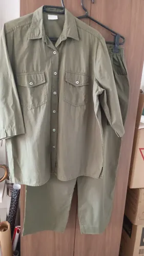Conjunto verde musgo,GG