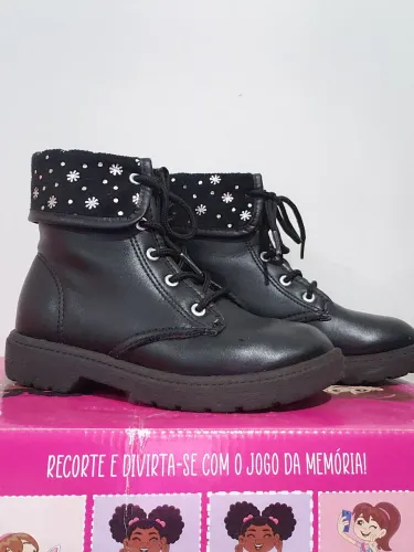 Bota coturno infantil 28