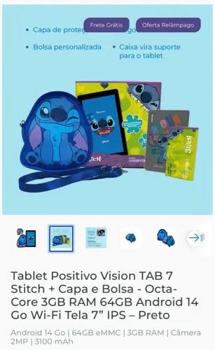 Tablet Positivo Vision TAB 