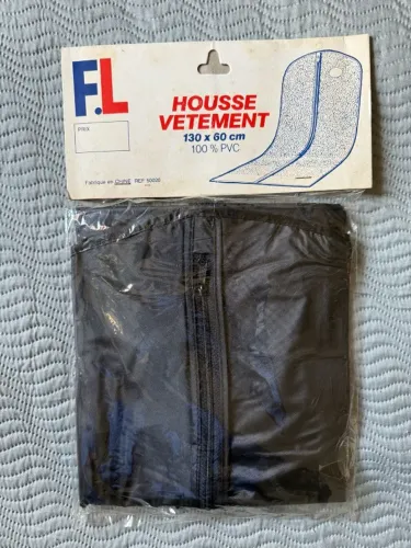 Capa Protetora Para Roupas 130x60cm Nova Com Zíper