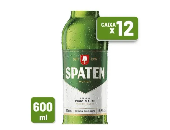 Cerveja spaten 600ml