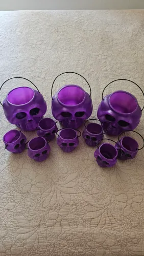 Baldes guloseimas Caveiras Halloween - Retirada na Tijuca ou Envio pela OLX 