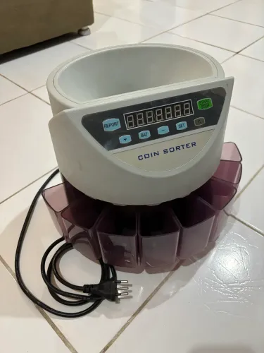 Máquina Contadora e Separadora de Moedas