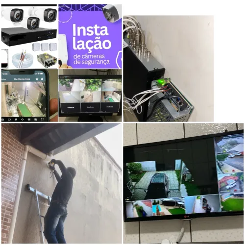 Venda , instalação , manutenção e montagem de sistema de câmeras de segurança