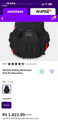 Mochila oakley bathroom 