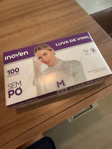 Caixa luva vinil sem pó