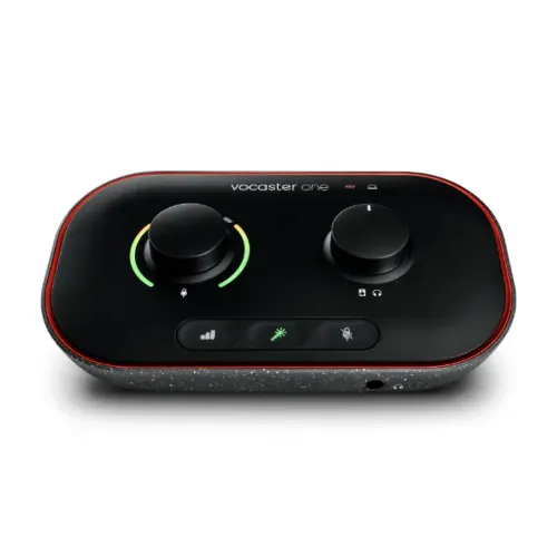 Interface De Audio Focusrite Vocaster One Preto