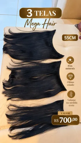 Vende-se cabelo mega hair