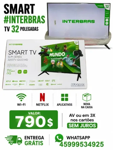 Tv 32 polegadas nova com garantia