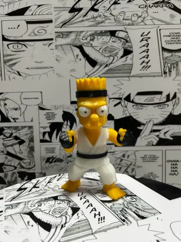 Bart Simpson, impressão 3d