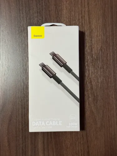 Cabo Carregador Baseus tipo C-C - 1 metro LACRADO