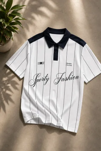 Camisa polo estilo over - masculina