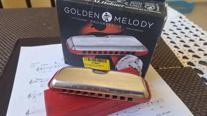 Gaita HOHNER Golden Melody em C (Dó)