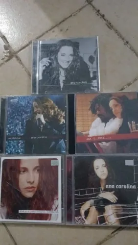 Kit 5 cds ana Carolina