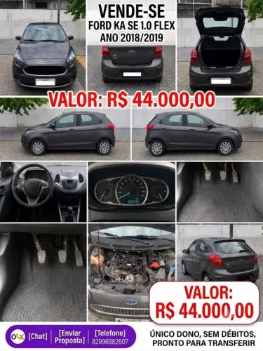 Ford KA 1.0 Se/se Plus Tivct Flex 5P 2019