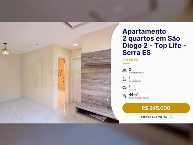 Seu novo lar em São Diogo II: apartamento com piscina e academia!