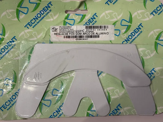 Régua de fox com arco de alumínio Tecnodent