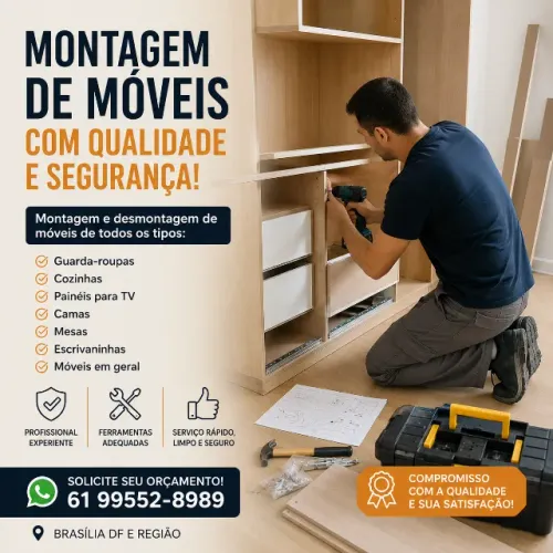 Montagem de Móveis em Brasília DF | Montador Profissional