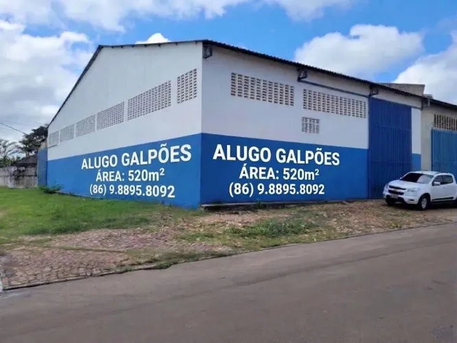 Alugo Galpões com área entre 520 m² e 1.560 m² em Timon-MA