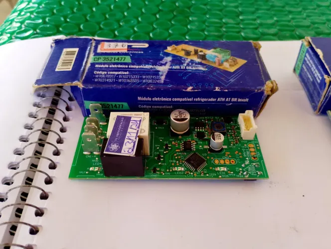 Placa de controle eletrônico compatível com diversos modelos de refrigeradores