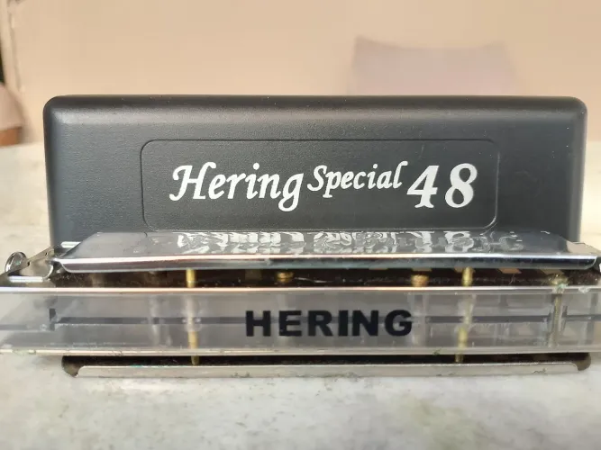 Gaita cromática Hering Special  48 - 12 furos + Case original 