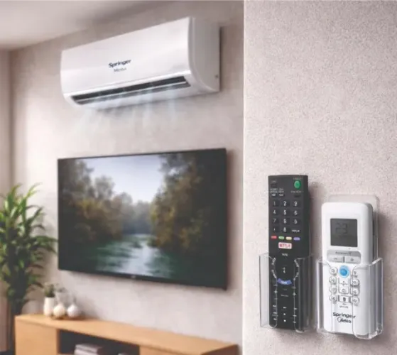 Suporte para controle remoto em acrílico