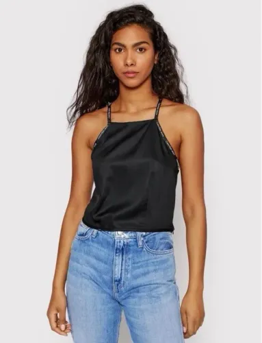 blusa calvin klein jeans preta p