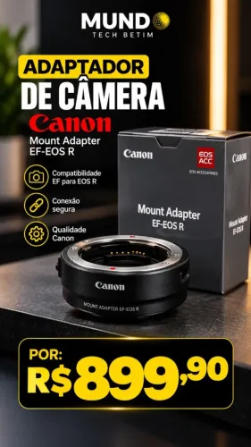 Adaptador de câmera cânon EF-EOS R