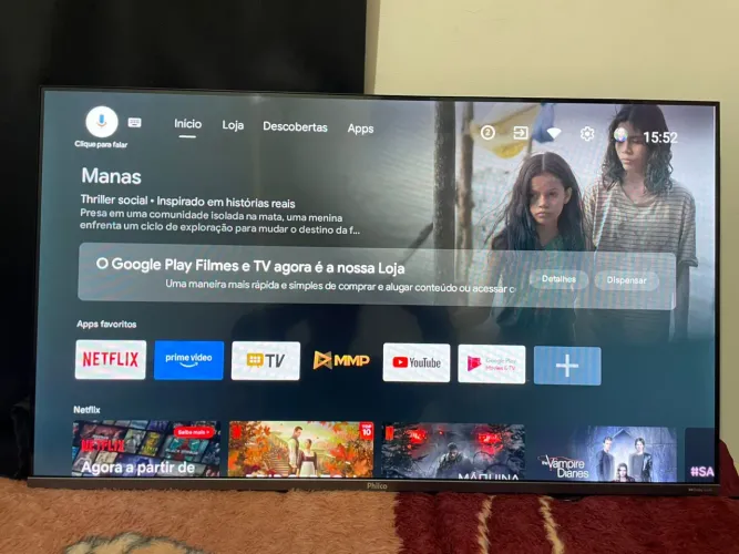 Tv Smart Android 4k 40 polegadas 