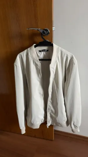 Jaqueta Zara Masculina Bege - Tamanho XL (GG)