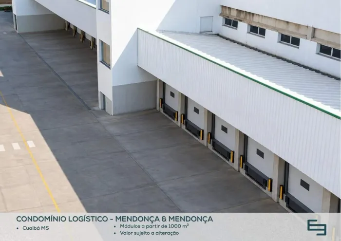Galpão para alugar em Cuiabá/MT com 1.300 m² em condomínio logístico